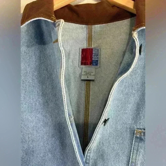 Vintage Sunbelt Denim Moose Jacket | Size Large | Denim - Picture 3 of 4